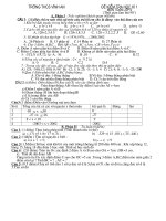 Kiểm Tra Học Kì 1 2008-2009