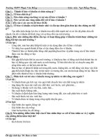 Một số câu hỏi tự luận tham khảo kì 1