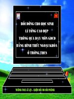 Sống đẹp (GD lí tưởng sống cho hs)