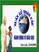 Tiết học lớn nhất thế giới