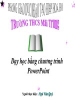 Tiết 116: Lựa chọn trật tự từ trong câu