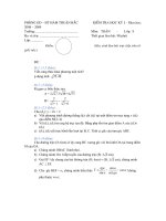 Bộ đề thi Toán 6-7-8-9 HK1_0809 của PGD HTBắc