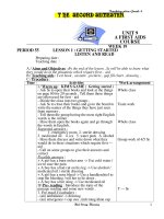 Unit 9: A first aids course