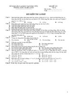 XK: KT 15 phut Chuong 3 lop 11 CB (de 1)