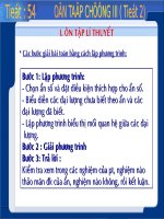 Ôn tập chương III: Phương trình bậc nhất một ẩn