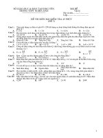 XK: KT 1 tiet lop 11 CB Dien (de 3)