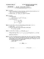 Đề thi HSG Toán 9 Tỉnh Nghệ An năm 2008