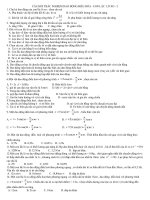 CÂU HỎI TN LT BÀI 1 - CHƯƠNG II - 12NC