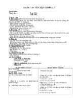 chương 1 bài 4: ôn tập chương 1