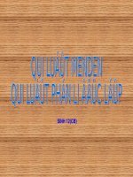 Qui Luật Phân Li Độc Lập