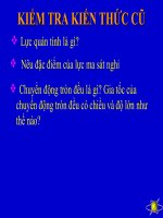 Bài 14: Lực hướng tâm