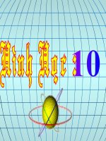 Chương III - Bài 3: Phương trình elip