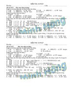 bai kiem tra trac nghiem 10 phut ve mang