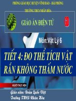 Giáo án Vật Lý 6-Tiết 4