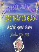 Bài 22: Nhiệt kế - Nhiệt giai
