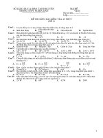 XK: KT 1 tiet lop 11 CB Dien (de 4)