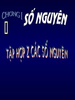 Chương II - Bài 2: Tập hợp các số nguyên