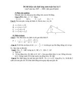 Đề KTHK 1 THCS Quán hành