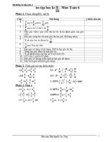 ôn tập học kỳ 2 (Toán 6)