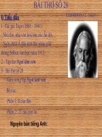 Nguyên bản tiếng Anh bai tho số 28 của Ta go