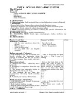 Giáo án Anh 12 Unit 4, 5 (chuẩn)