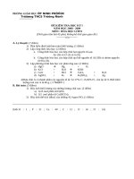 Đề thi tự luận Hóa 8 ( Vừa sức HS)