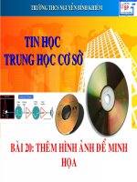 Tin học 6: Bài 20