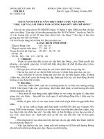 SƠ KẾT CUỘC VẬN ĐỘNG