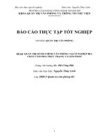 QUẢN TRỊ HÀNH CHÍNH VĂN PHÒNG TẠI XÍ NGHIỆP ĐỊA CHẤT CẨM PHẢ-THỰC TRẠNG VÀ GIẢI PHÁP
