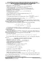 Tuyển tập các đề thi đại học (file Word)