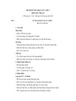 Đề kiểm tra Mỹ thuật 7 HK I - Đề số 1