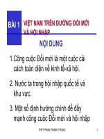 Việt Nam trên đường Đổi mới và hội nhập