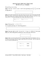 THI GIẢI TOÁN TRÊN MÁY TÍNH CASIO