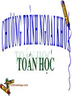 Ngoại khóa toán học