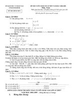 đề tuyển sinh 10 ninh bình