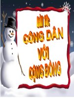 Bài 13: Công dân với cộng đồng