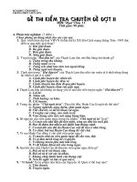 Đề thi CĐ lớp 11