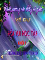 Hội vui học tập khối 1