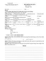 đề kiểm tra 1 tiết