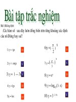 sự đồng biến và nghịch biến của hàm số  ( T12 cua Vân - THĐ - HP)