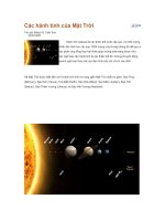 Các hành tinh trong hệ mặt trời