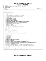 Unit 16: Historical places