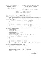 mẫu biên bản kiểm phiếu