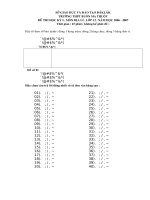 DE KH KH II  CAC LOP CAC NAM