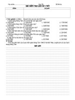 Kiểm tra Sử 9 kỳ 2