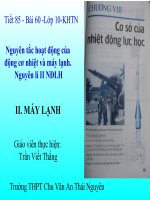 Tiết 85. Máy lạnh