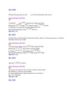 Bộ đề Hóa 4&Đáp án TNKQ ôn thi TN THPT.08+