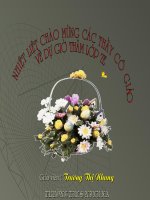 Bảng tần số (tiết 1)