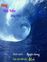 Bài 6: Sóng, thuỷ triều, dòng biển