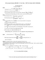 21 ĐỀ ÔN TẬP LUYỆN THI ĐẠI HỌC 2008-2009